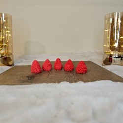 Wax melts de fresa pack 9