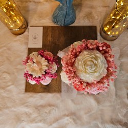 Ramos en caja redonda