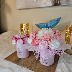 Ramos en caja redonda