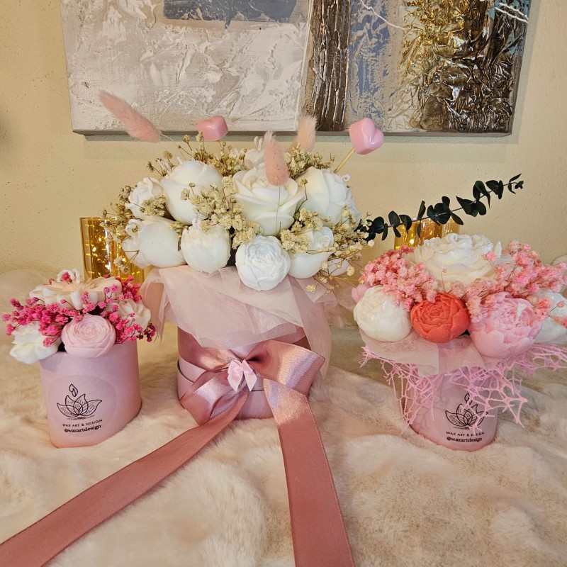 Ramos en caja redonda