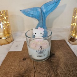 Vaso Hello Kitty con corazones