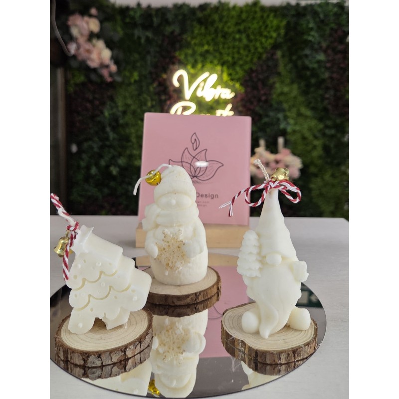 Pack de 3 Figuras Navideñas